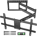 monTEK Long Arm TV Wall Mount for Most 43-80 Inch TVs, Up to 110 lbs