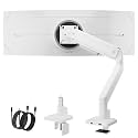 monTEK Single Monitor Arm for Max 45 Inch Ultrawide Screens, Holds 35 Lbs
