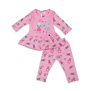 Montello Cotton Dress set for Baby Girl