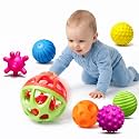 Montessori Toys, 6 PCS Sensory Balls for Toddlers 1-3