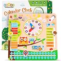 Montessori Wooden Toys Kids Clock