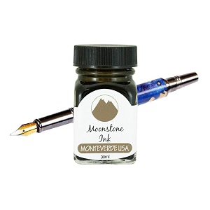 monteverde gemstone itf fountain pen ink 30ml moonstone