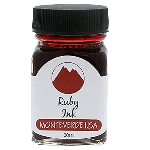 monteverde bottle ink 30ml ruby g309ru