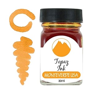 monteverde bottle ink 30ml topaz g309to