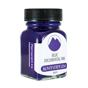monteverde usa ink 30 ml documental permanent blue g309du