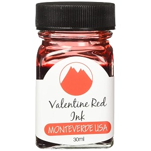 monteverde usa ink with itf technology 30 ml valentine red g309vr