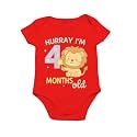 Monthly Birthday Romper for Newborn Baby 