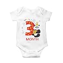 Monthly Birthday Romper for Newborn Baby 