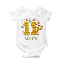 Monthly Birthday Romper for Newborn Baby 