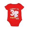 Monthly Birthday Romper for Newborn Baby 