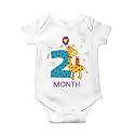 Monthly Birthday Romper for Newborn Baby 