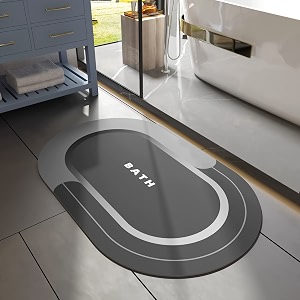 MontVoo-Bath Mat Rug-17 inchx27 inch Innovative Bathroom