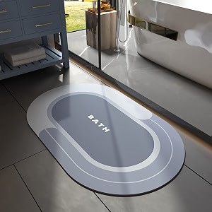 MontVoo-Bath Mat Rug-Innovative Bathroom Rug Mat Super