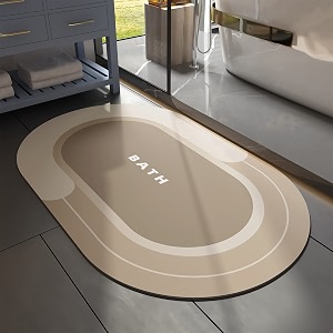 MontVoo-Bath Mat Rug-Innovative Bathroom Rug Mat Super