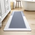 MontVoo-Bath Mat Rug Long Non Slip Super