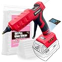 MONVICT Cordless Glue Gun for Milwaukee 18V Battery with 50 Glue Sticks