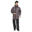 MONZON Men's Nylon Polyester Waterproof Reversible Double Layer Raincoat with Pants