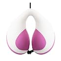 MOOB Travel Pillow for Kids, Traveling Gifts for Toddler &amp; Children U-Shape Car Seat Head Travel Neck Pillow, Kids Neck Pillow for Car Headrest Purple