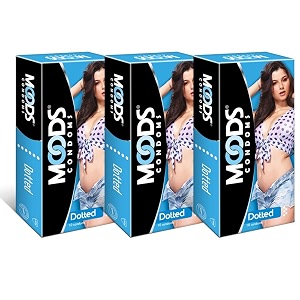 moods dotted condom - 10 pieces pack of 3