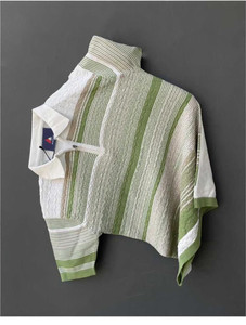 MOODY SPARK Self Design Men Polo Neck