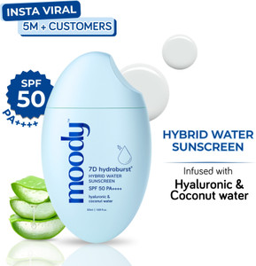 MOODY Sunscreen - SPF 50 PA 7D