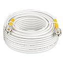 MOOKEERF CB Coax Cable 50ft,RG8x Coaxial Cable UHF PL259 Male to Male CB Antenna Cable,PVC White Marine Antenna Cable for CB Radio,HAM Radio,VHF Radio,SWR Meter,Antenna Analyzer,VHF Marine Antenna