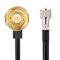 MOOKEERF NMO Antenna Cable,20FT Low Loss RG58 Coaxial CB Antenna Cable Extension with NMO and Removable UHF PL259 Male Connector for VHF/UHF/CB Radio