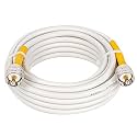 MOOKEERF UHF PL259 Male to Male Low Loss 20ft RG8x Coax Cable, 50 Ohm for HAM Radio, Marine Use, Compatible with Antenna Analyzer, Dummy Load, SWR Meter