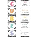 Mooliwe 10 Math Bulletin Board for Classroom Cubes Math Poster, Composition
