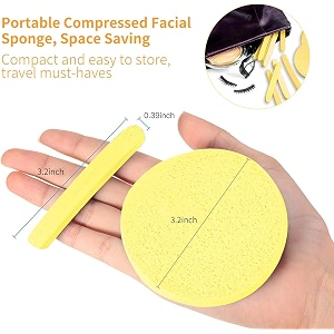 MOOLYAVAAN PRODUCTS Compressed Facial Sponges For Face