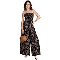 Moomaya Women39s Off-Shoulder Printed Rayon Jumpsuit 
