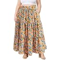 Moon Wood Plus Size Maxi Skirts for