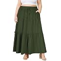 Moon Wood Plus Size Maxi Skirts for