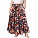 Moon Wood Plus Size Maxi Skirts for