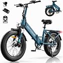 MOONCOOL Foldable Electric Bike for Adults, 1200W Peak Power, Up to 45Miles