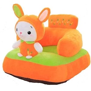 moonflare baby sofa seat chair cartoon new born rocking chair for babykids sofa chair plush cushion sofa playing toys 0-2 years - rabbit