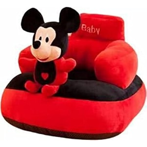 moonflare baby sofa seat chair cartoon new born rocking chair for babykids sofa chair plush cushion sofa playing toys 0-2 years - red china