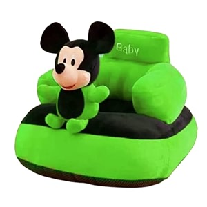 moonflare baby sofa seat chair cartoon new born rocking chair for babykids sofa chair plush cushion sofa playing toys 0-2 years - green china