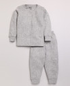 MOONKIDS Top - Pyjama Set Thermal For Baby Boys & Baby Girls (Grey, Pack of 1)