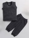 MOONKIDS Top - Pyjama Set Thermal For Boys & Girls (Grey, Pack of 1)