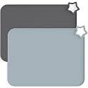 Moonkie Silicone Placemats for Baby & Kid, Stain-Proof Non-Slip Toddler Food Mats Eating Table Mat with 2 Packs