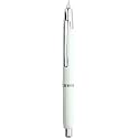 Moonman A2 Retractable Fountain Pen Extra Fine Nib with Box, Press White Resin Ink Pen with Converter Writing Set (Silver Clip Version)