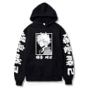 MOONSHINE Printed Anime Cotton Fleece Hoodie Black