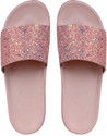 Moonwalk Women Slides (Pink , 8)