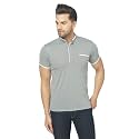 Men's Cotton Blend Half Sleeve Henley T-Shirt