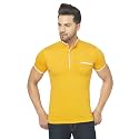 Men's Cotton Blend Half Sleeve Henley T-Shirt