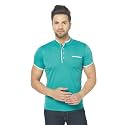 Men's Cotton Blend Half Sleeve Henley T-Shirt