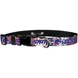 moose pet wear adjustable collar 134 l boise state university - digi broncos