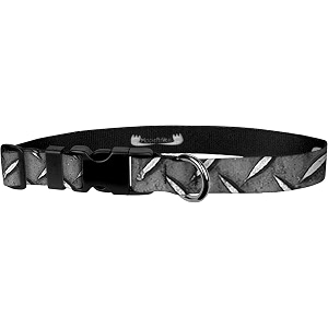moose pet wear adjustable collar 134 l diamond plate