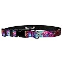 Moose Pet Wear Adjustable Collar 1" L, Universe